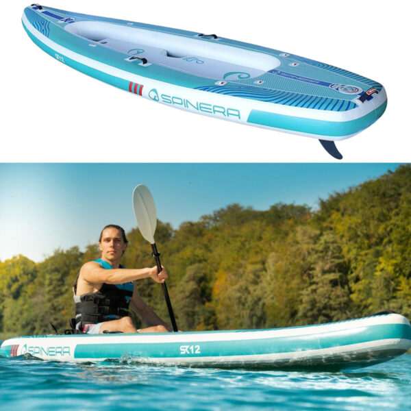 Spinera Supkayak 12. SUP convertibile in kayak per una o due persone.